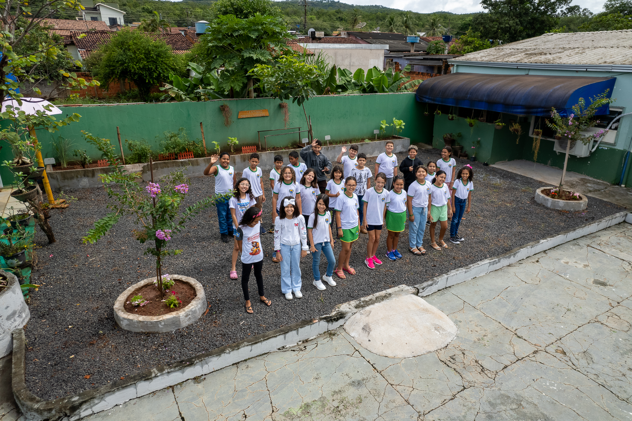 Futuro em Campo inspira alunos de Diamantino a construir um amanhã sustentável com horta escolar